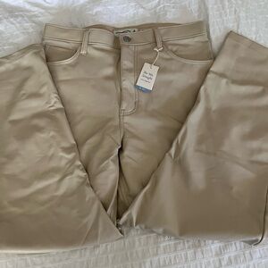 ABERCROMBIE LEATHER PANTS